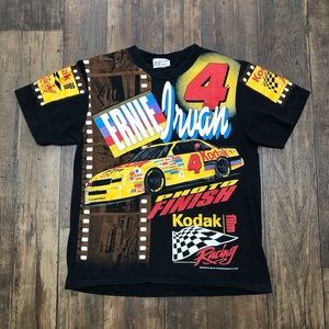 Vintage Earnie Irvan nascar tee